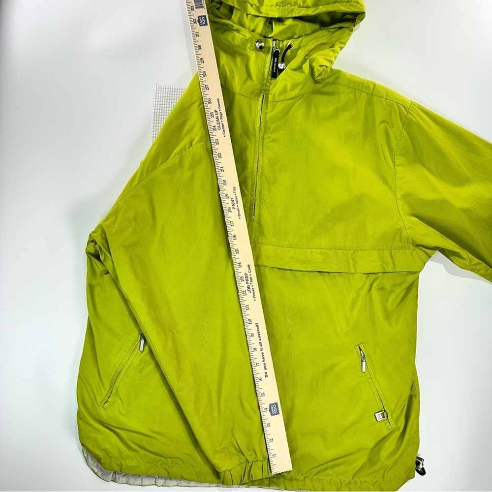 Nils Anorak Pullover Utility Nylon Hooded Jacket Green Size 14 - Picture 15 of 15